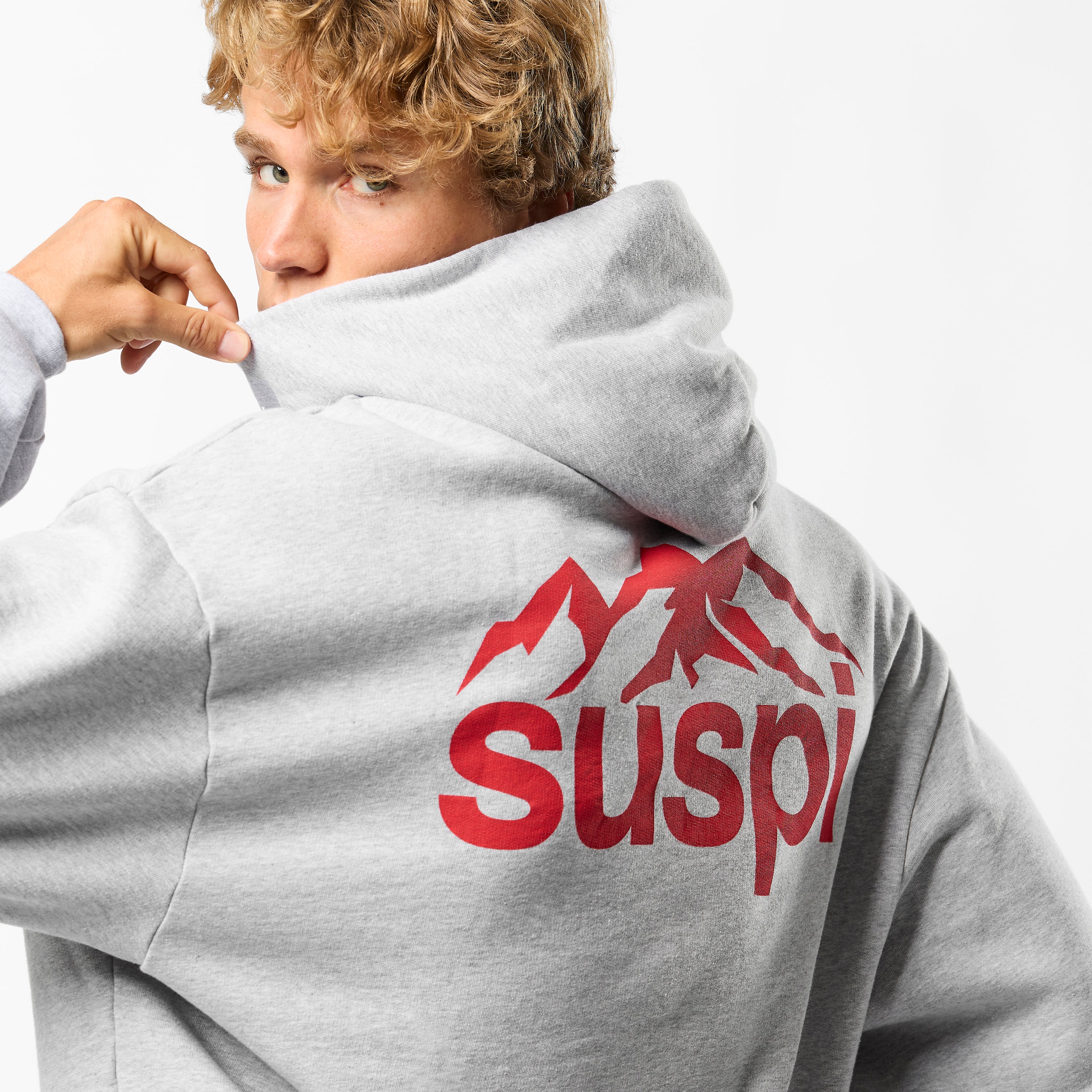 Landscape Hoodie - Heather Grey – Suspicious Antwerp