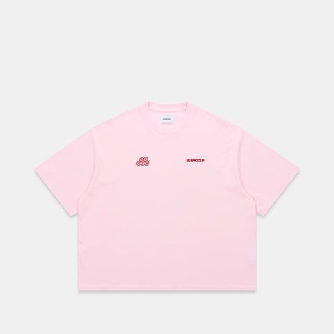 Summer / Offset Tee - Baby Pink