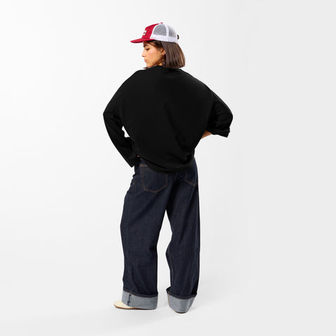 Winter3 / Patchwork Longsleeve - Black