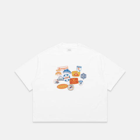 Winter3 / Patchwork Tee - White