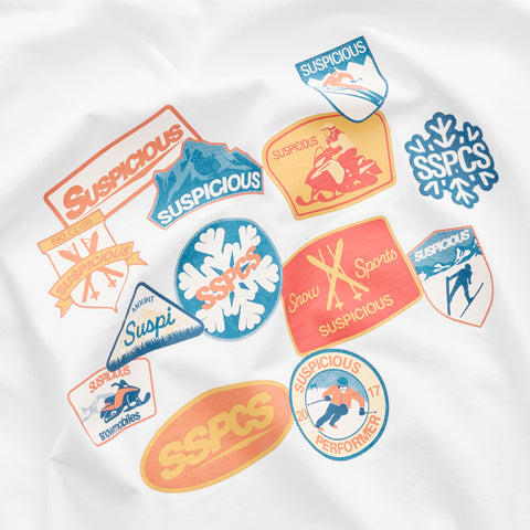 Winter3 / Patchwork Tee - White