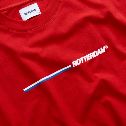 RDA / Rotterdam Exclusive Tee - Ruby Red