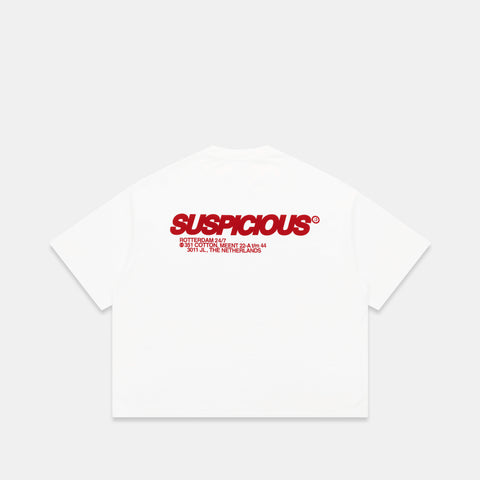 RDA / Rotterdam Exclusive Tee - White & Ruby Red