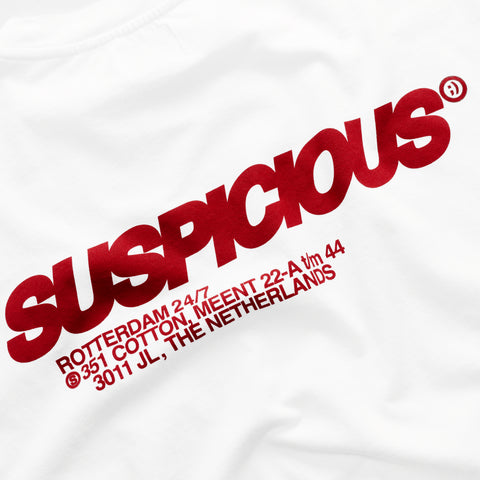 RDA / Rotterdam Exclusive Tee - White & Ruby Red