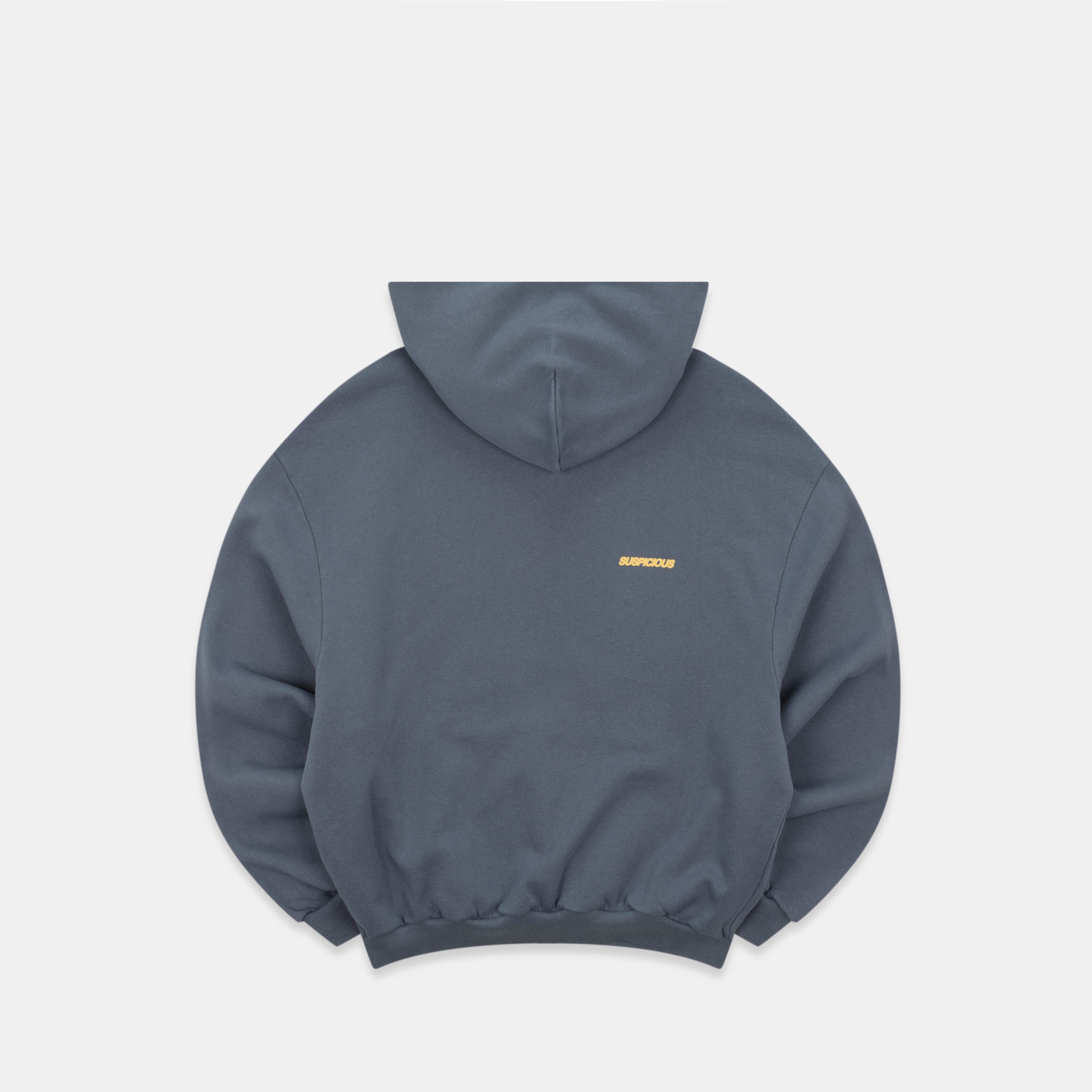 スタンプ　STAMP HOODIE SACHI Stamp Zip Hoodie in Charcoal | SACHI.LA