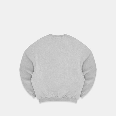 PL / Slanted Crewneck - Neutral Heather