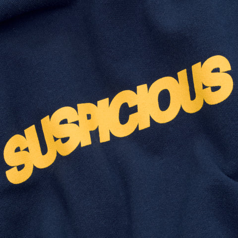 Camo / Slanted Hoodie - Deep Navy