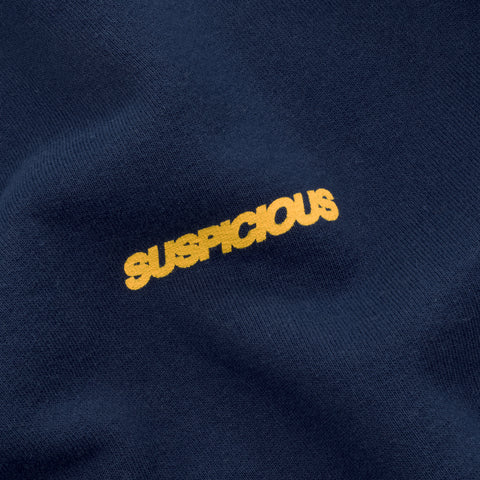 Camo / Slanted Hoodie - Deep Navy