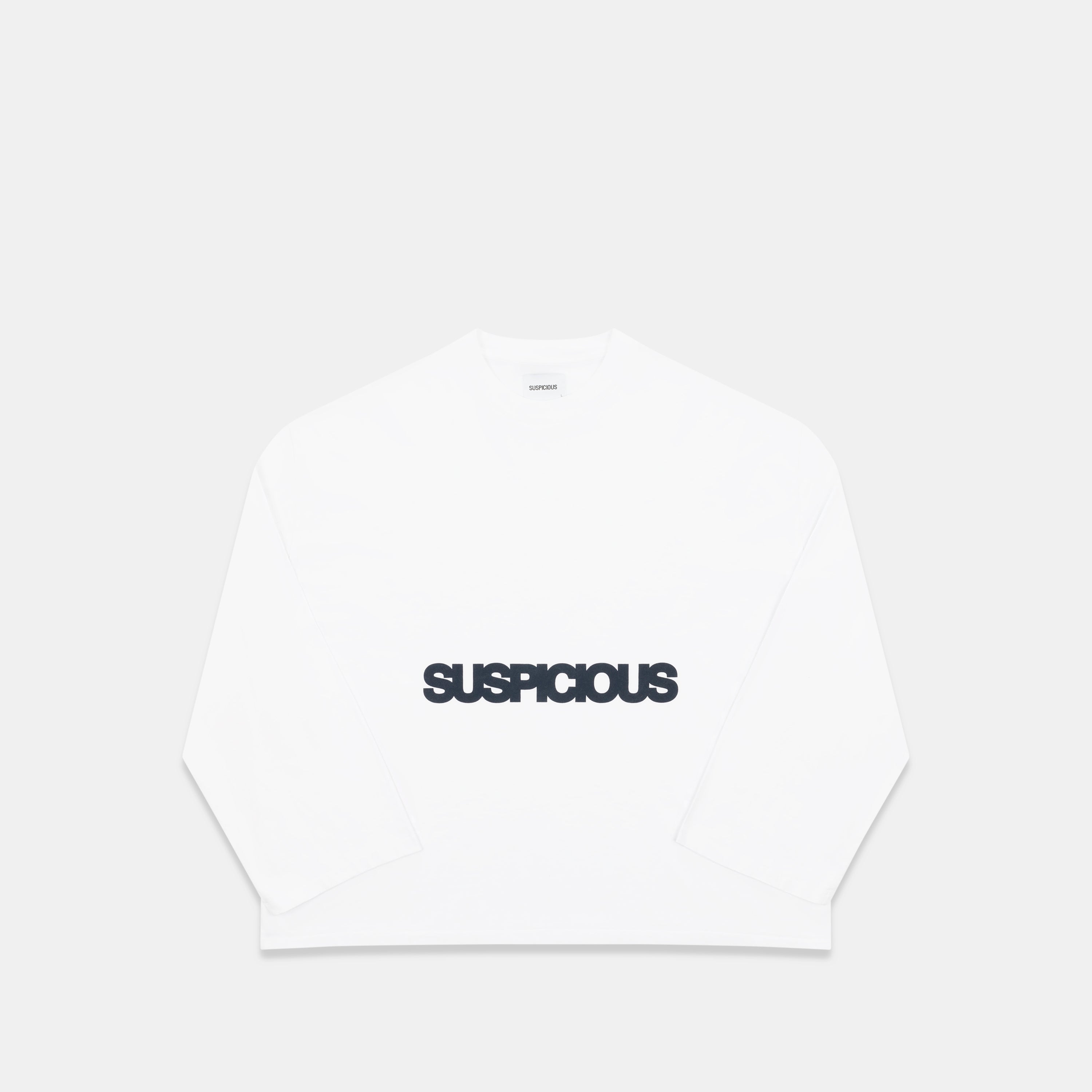 Solid Longsleeve - White – Suspicious Antwerp