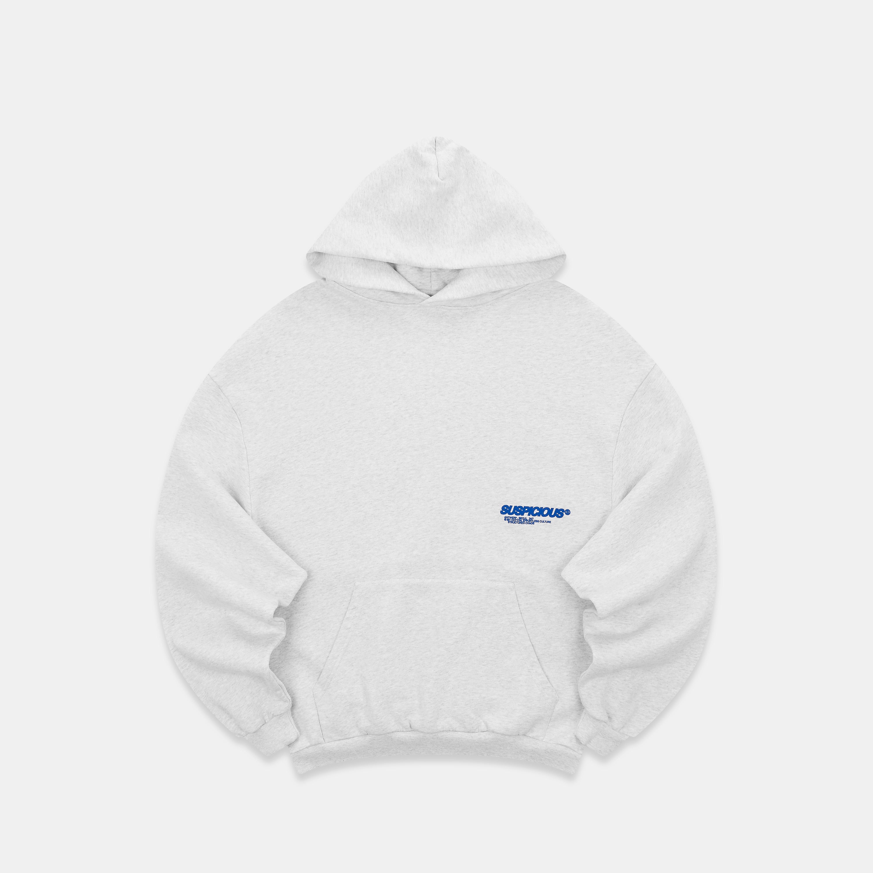 Structured Chaos Hoodie - Ash – Suspicious Antwerp