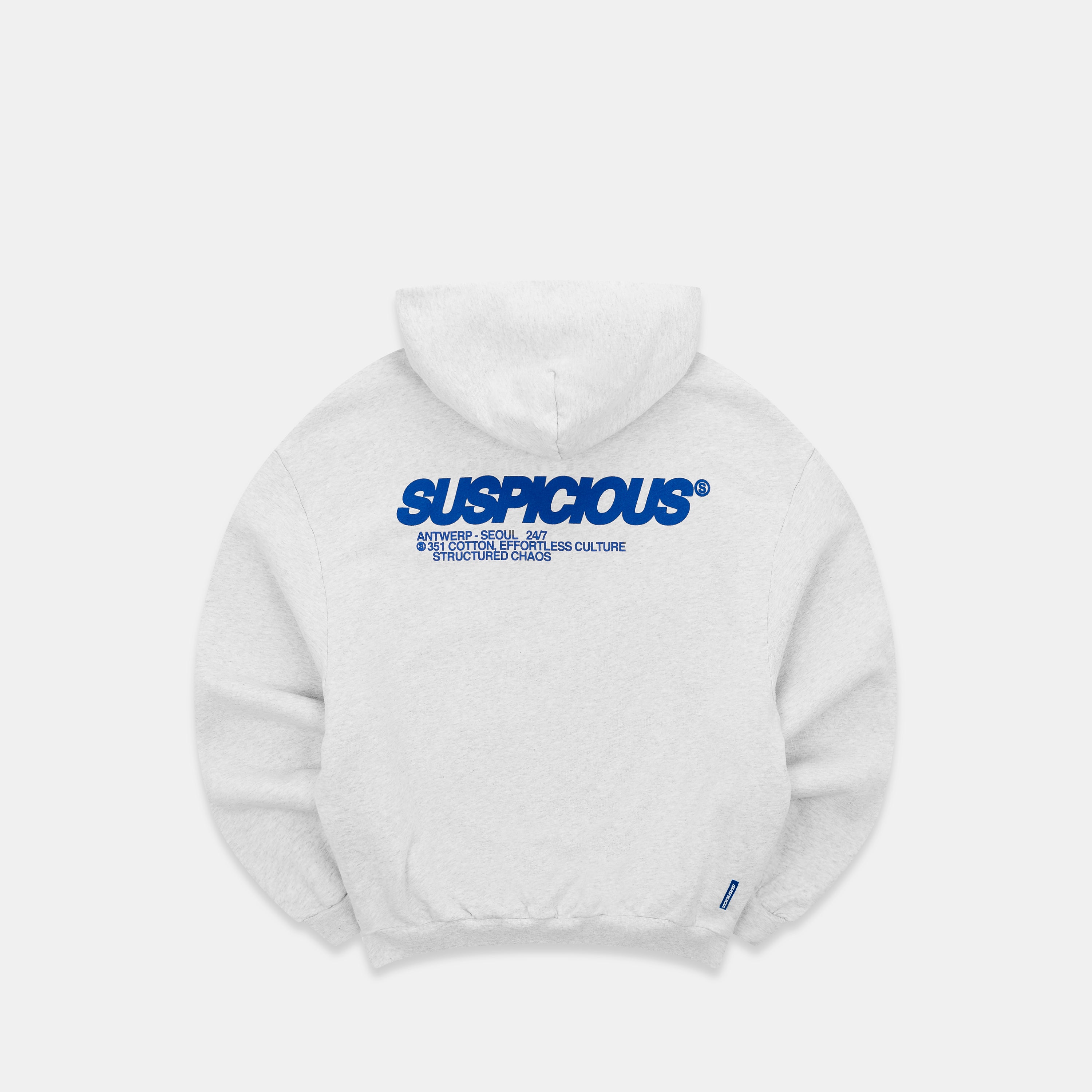 Structured Chaos Hoodie - Ash – Suspicious Antwerp