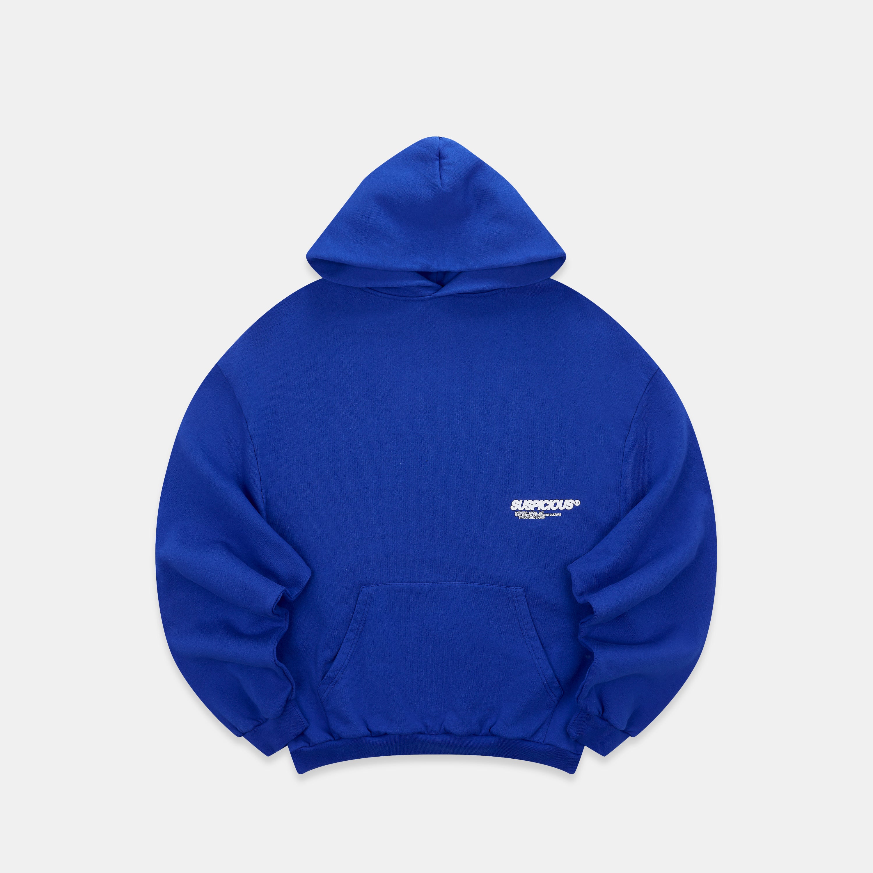 Structured Chaos Hoodie - Big Blue – Suspicious Antwerp