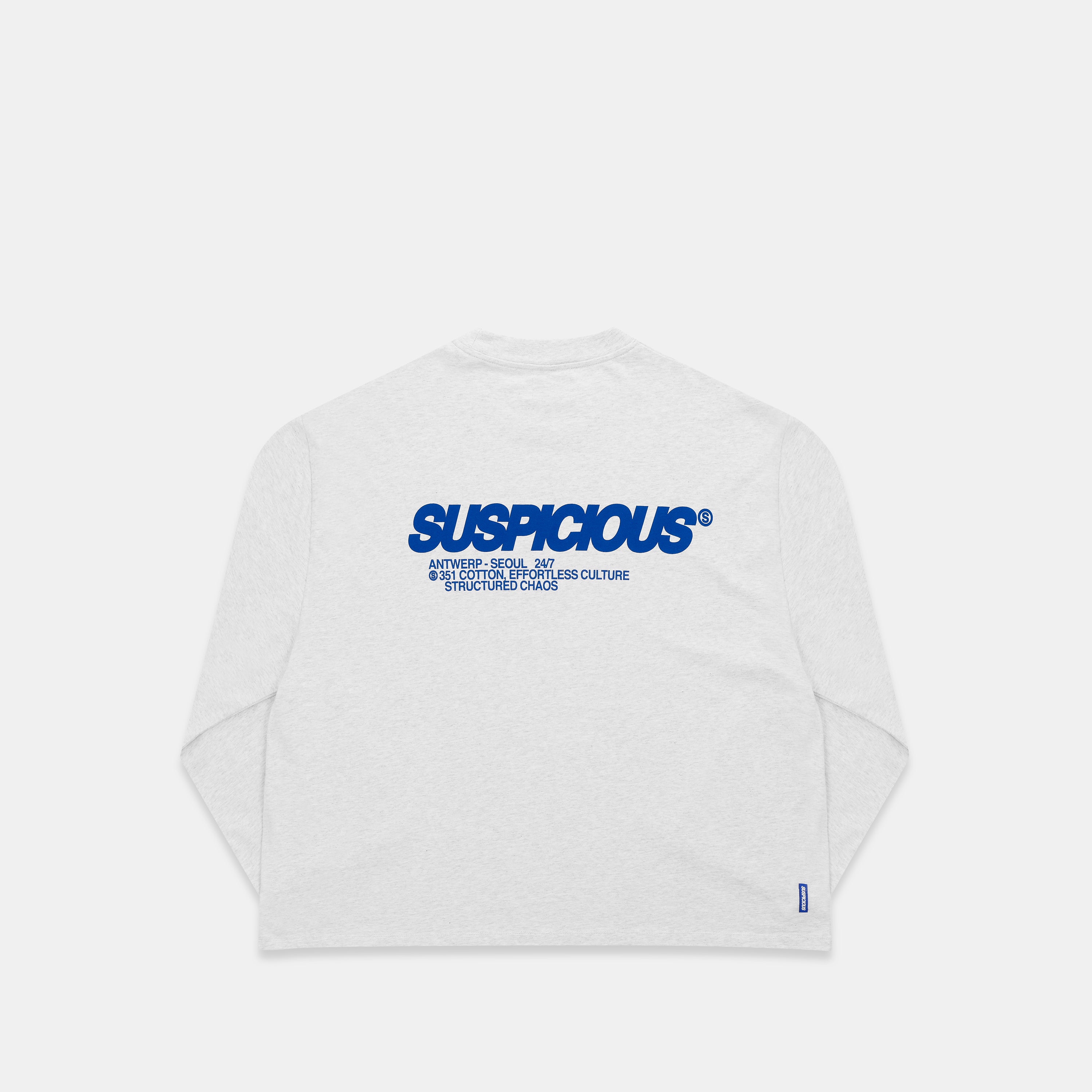 Structured Chaos Longsleeve - Ash – Suspicious Antwerp