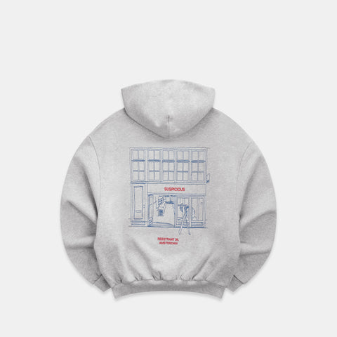 AMS Exclusive / The AMS Store Hoodie  - Neutral Heather