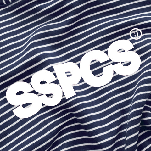 Polkaline / The SSPCS Striped Hoodie - Nightfall