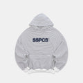 Polkaline / The SSPCS Striped Hoodie - White