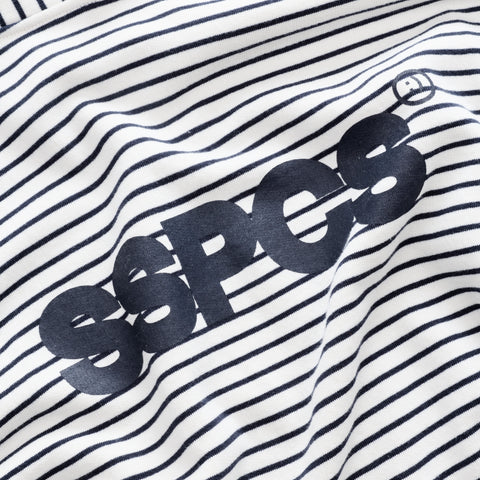 Polkaline / The SSPCS Striped Hoodie - White