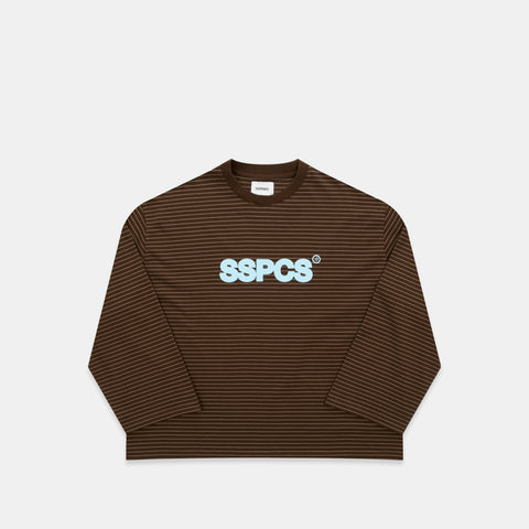 PL / The SSPCS Striped Longsleeve - Espresso Blue