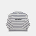 Bestsellers Variants / The Slanted Striped Longsleeve - Heather Grey