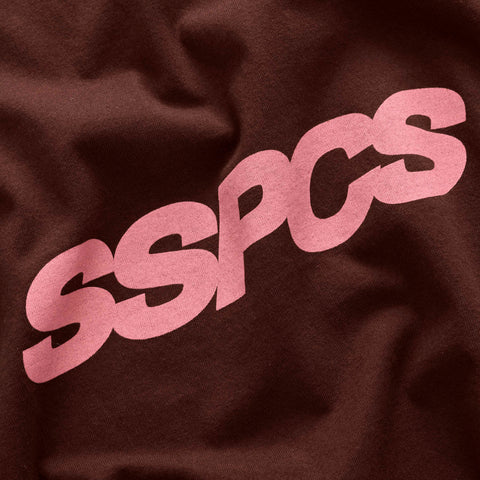 Camo / Track Tee - Burnt Mahogany