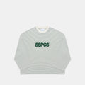 PL / The SSPCS Striped Longsleeve - Forest Green & White