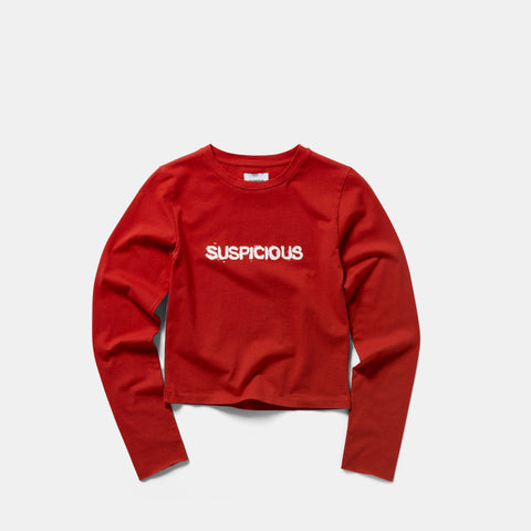 Winter 2 / Brush W Tight Longsleeve - Ruby Red