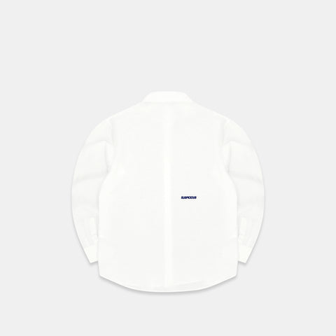 PL / Essentials Linen Longsleeve Shirt - White