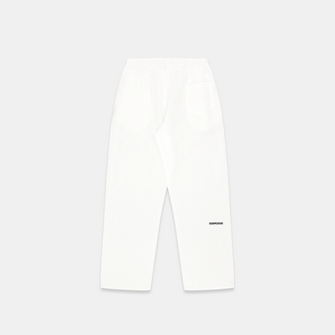 PL / Essentials Linen Pants - White