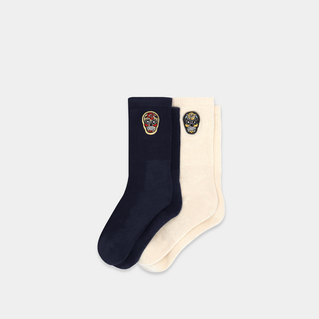 The Classic Socks 2 Pack - Navy // Natural