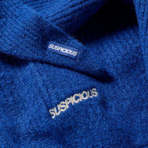 Women Drop / Clave Hooded Scarf - Big Blue