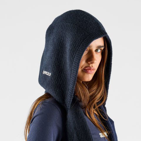 Women Drop / Clave Hooded Scarf - Nightfall