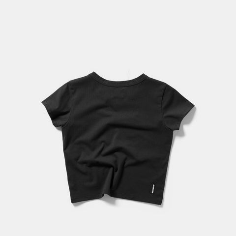 Women Drop / Clave W Baby Tee - Black