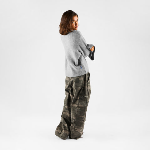 Women Drop / Clave W Sleeve Knit - Heather