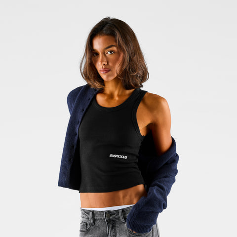Women Drop / Clave W Tank Top - Black