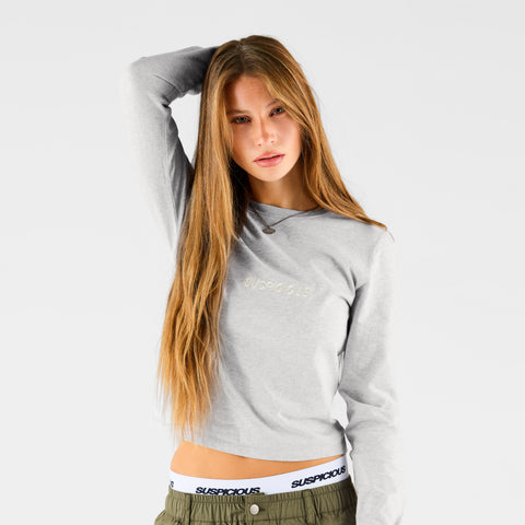 Women Drop / Clave W Tight Longsleeve - Ash