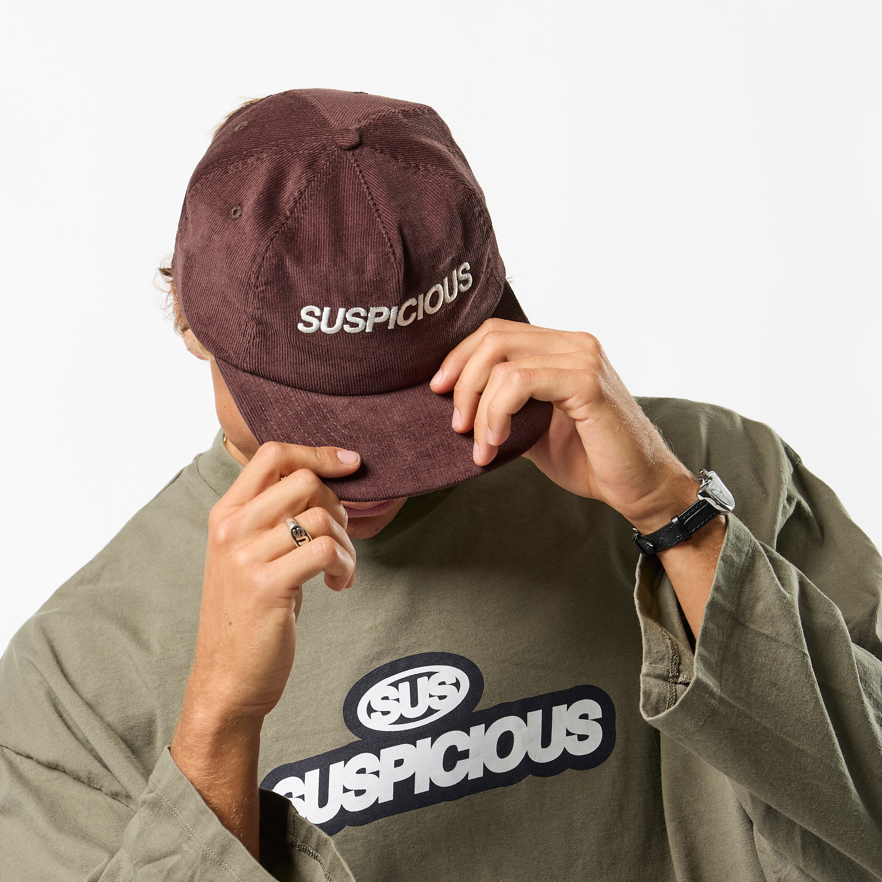 Corduroy Cap - Espresso – Suspicious Antwerp
