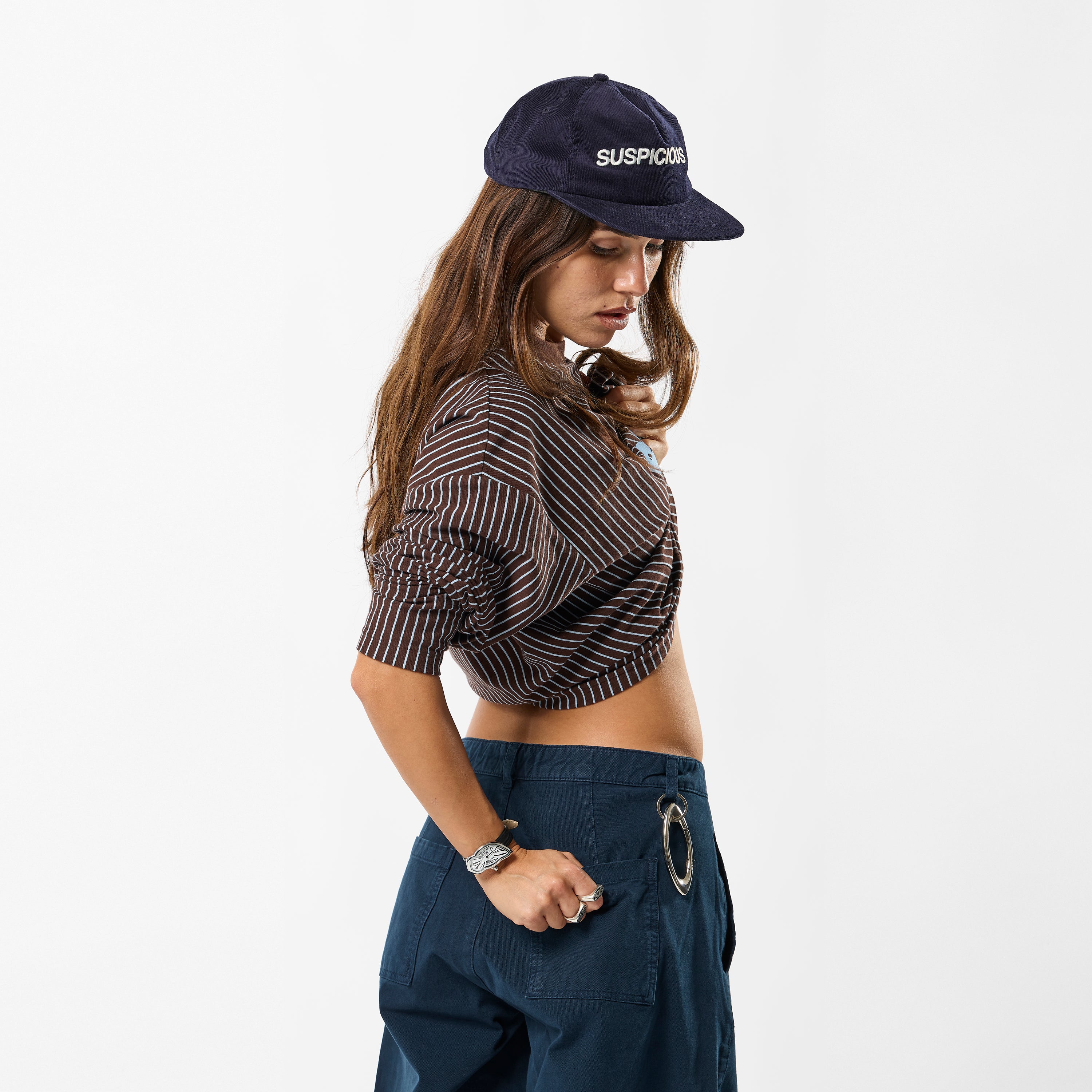 Corduroy Cap - Navy – Suspicious Antwerp
