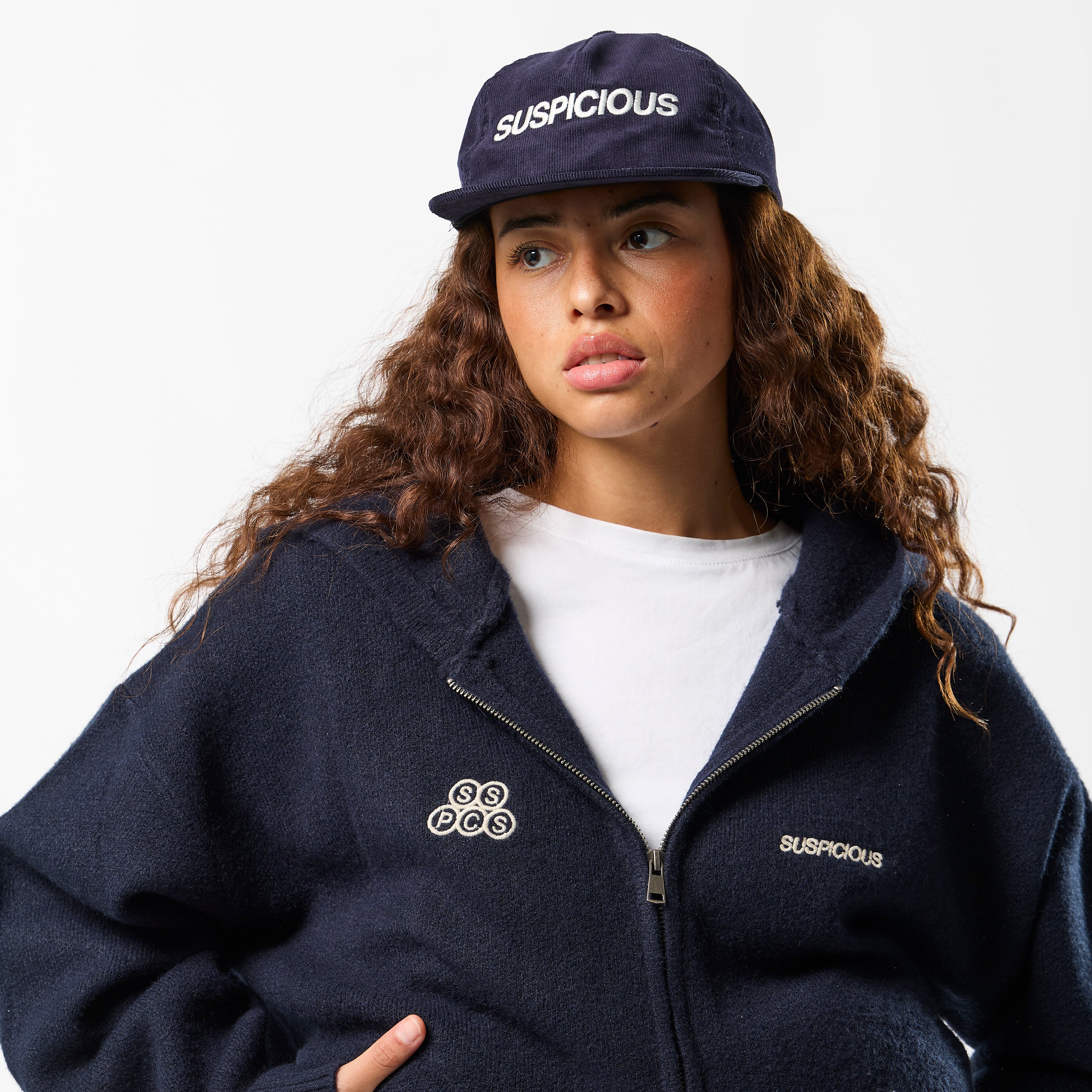 Corduroy Cap - Navy – Suspicious Antwerp