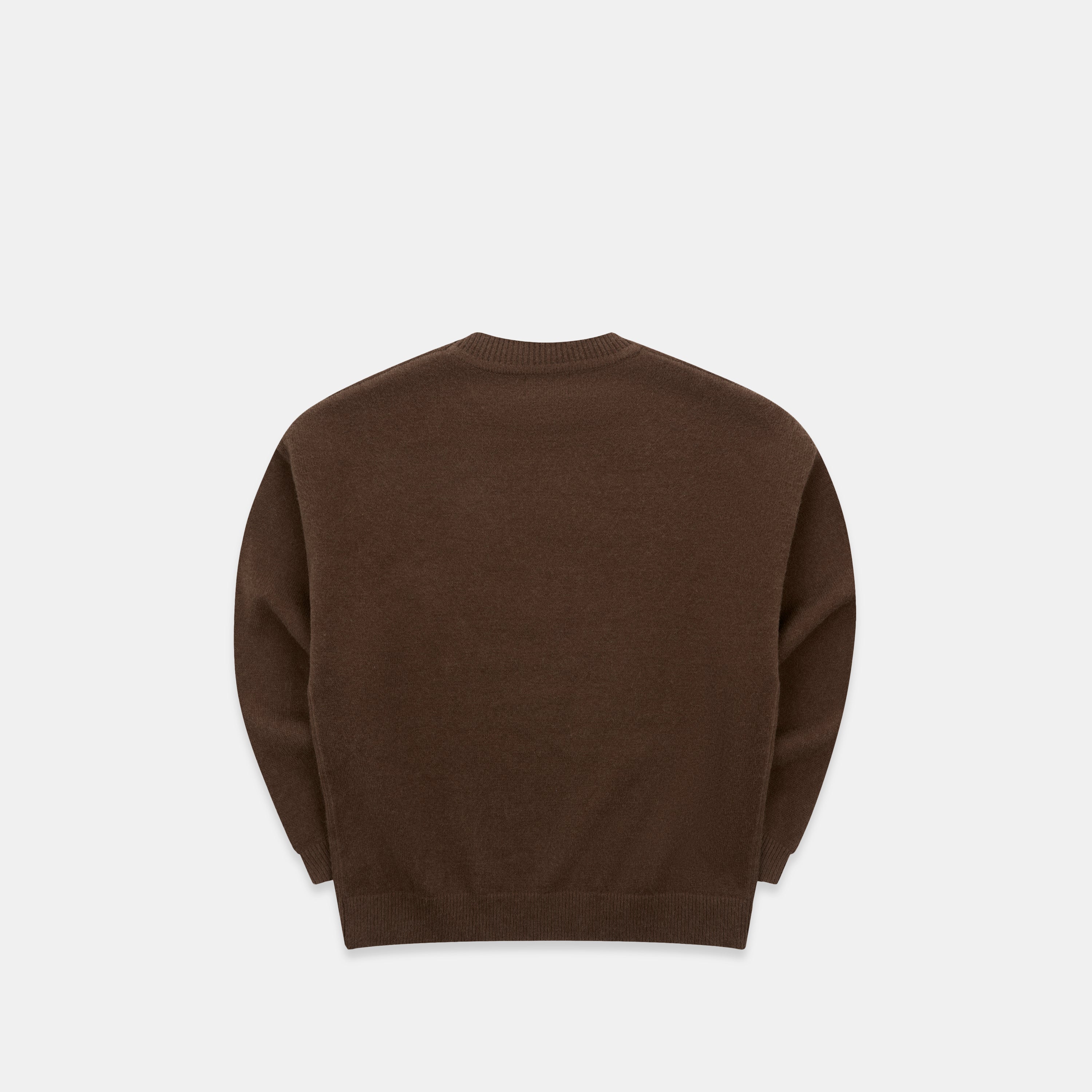 achan　ニット　サイズ1 Core High Neck Knit - Espresso – Suspicious Antwerp