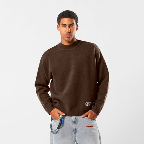 Winter2 / Core High Neck Knit - Espresso