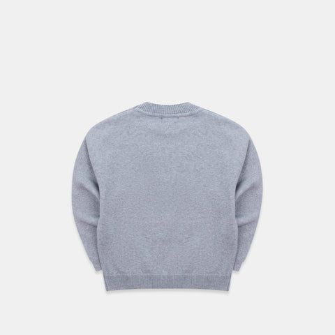 Winter2 / Core High Neck Knit - Frosted Blue