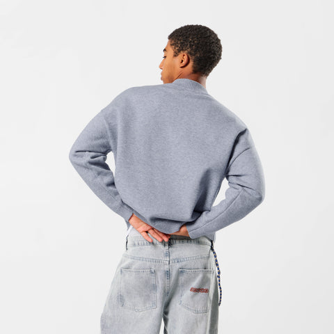 Winter2 / Core High Neck Knit - Frosted Blue