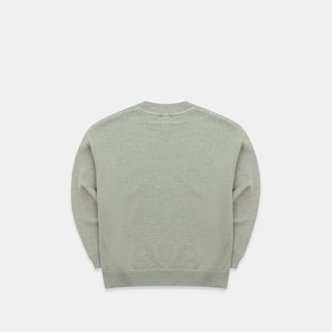 Winter2 / Core High Neck Knit - Frosted Green