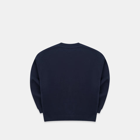 Winter2 / Core High Neck Knit - Navy