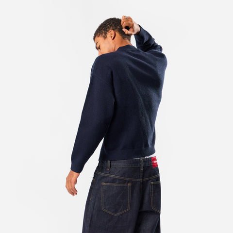 Winter2 / Core High Neck Knit - Navy