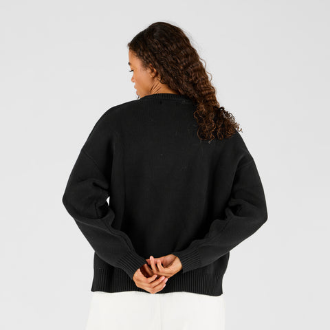 End Of Summer / Core Knitted Crew - Black