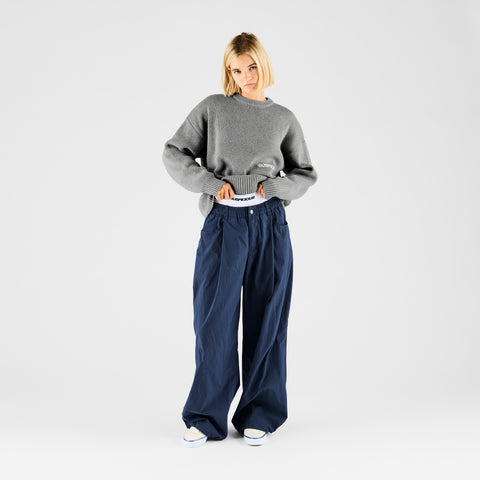 End Of Summer / Core Knitted Crew - Grey