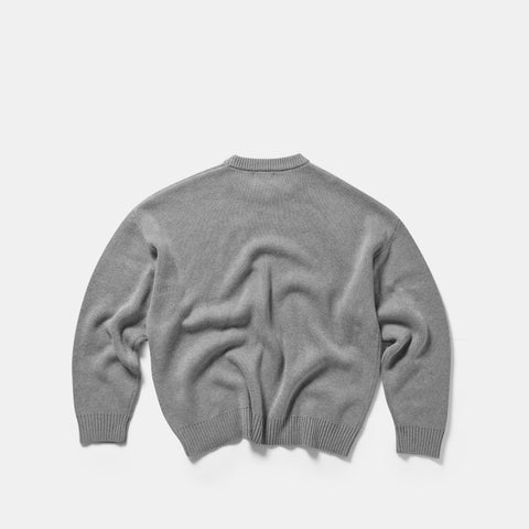 End Of Summer / Core Knitted Crew - Grey