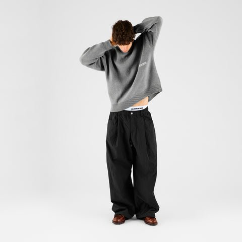 End Of Summer / Core Knitted Crew - Grey