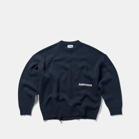 End Of Summer / Core Knitted Crew - Nightfall